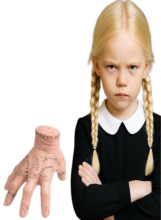GiftExpress Creepy Latex Thing Hand Prop - Realistic Severed Hand Decoration for Halloween, Gothic Cosplay, Wednesday Inspired Horror Home Décor - Image 1